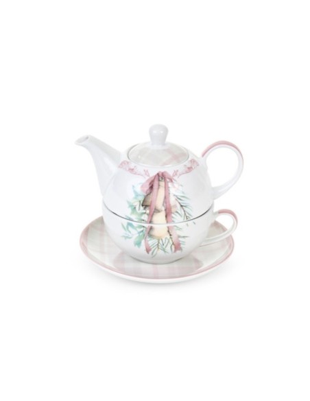 Tea for one tema natale Nuvole di Stoffa Darling STH251705