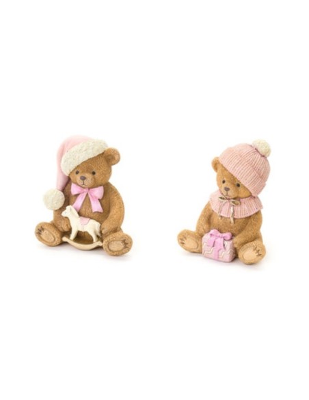 Ass. Statuine orsetti seduti Nuvole di Stoffa Darling CY251703