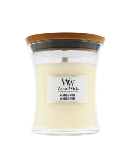 Candele Woodwick profumate giara media Vanilla Musk 1743607E