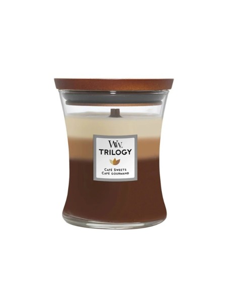Candele profumate Woodwick Trilogy Café Sweets 92904E
