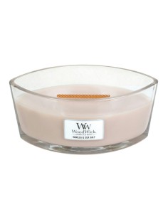 Woodwick candele profumate Vanilla & Sea Salt Ellipse 76191E