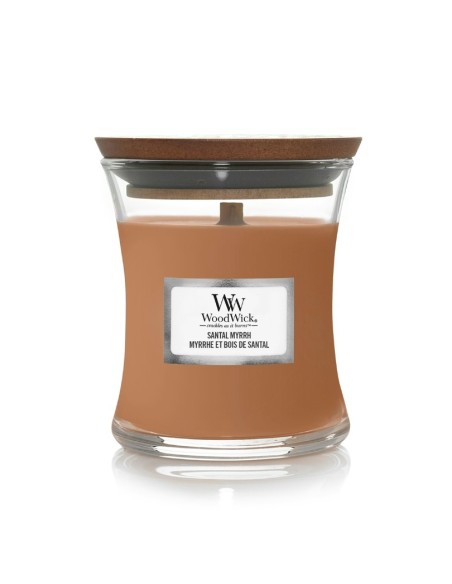Candele profumate Woodwick giara piccola Santal Myrrh 1743620E