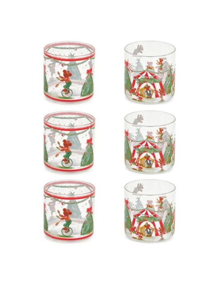 Set 6 Bicchieri borosilicato Bear Wonderland ZHH240801 Set 6 Bicchieri borosilicato Bear Wonderland ZHH240801