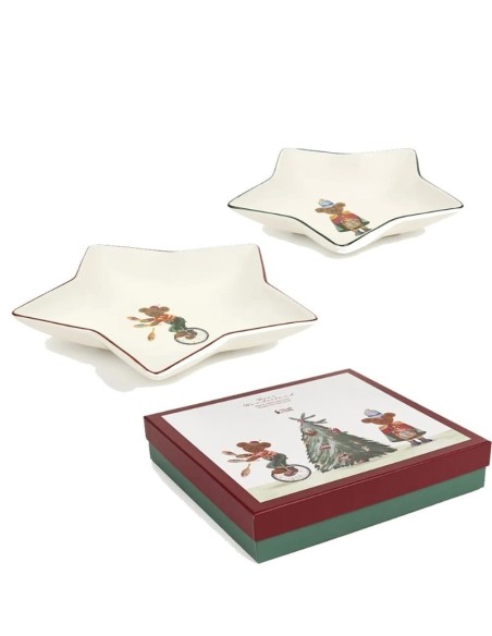 Nuvole di Stoffa Set 2 piatti stella Bear BGQ240814