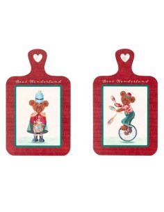 Sottopentole natalizie Nuvole di Stoffa Bear Wonderland FFS240802