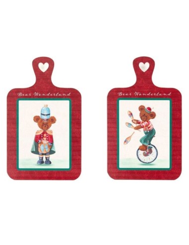 Sottopentole natalizie Nuvole di Stoffa Bear Wonderland FFS240802