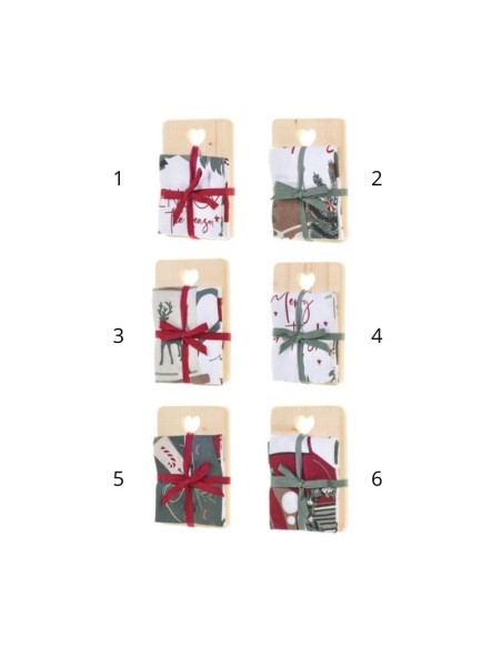 Tagliere strofinaccio Nuvole di Stoffa Christmas is coming BLA251903 Tagliere strofinaccio Nuvole di Stoffa Christmas is coming BLA251903