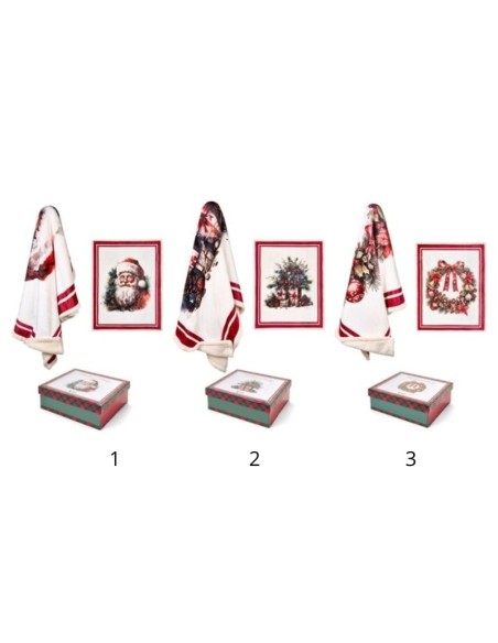 Plaid tema natale Nuvole di Stoffa Christmas is coming MD251901