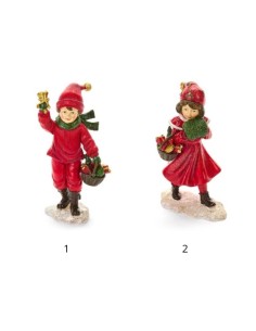 Bimbi in resina Nuvole di Stoffa Storia di Natale QHK251804