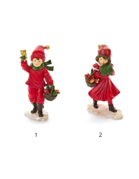 Bimbi in resina Nuvole di Stoffa Storia di Natale QHK251804 Bimbi in resina Nuvole di Stoffa Storia di Natale QHK251804