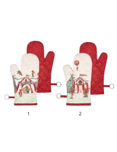 Guanto forno in cotone Bear Wonderland HTH240807