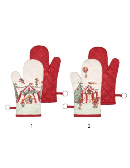 Guanto forno in cotone Bear Wonderland HTH240807