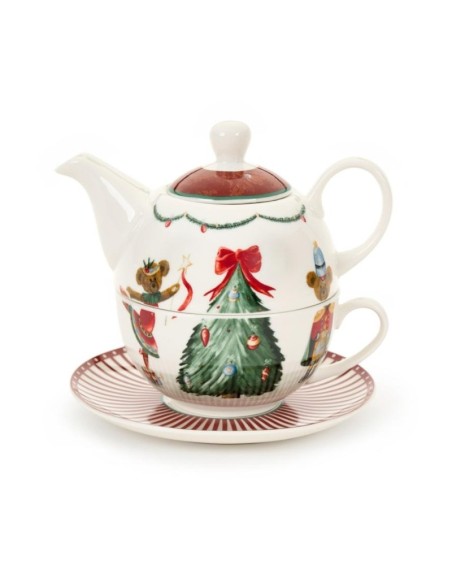 Tea for one con scatola Nuvole di Stoffa Bear Wonderland BGQ240807 Tea for one con scatola Nuvole di Stoffa Bear Wonderland BGQ240807