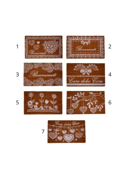 Tappeti cocco nuvole di stoffa 45x75cm - CCF1803