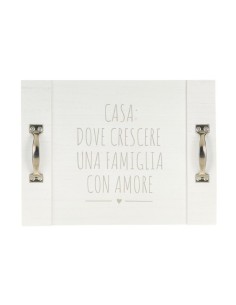 Vassoio con frase Nuvole di Stoffa TXP230603