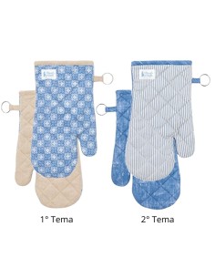 Guanti da forno in cotone Nuvole di Stoffa LEG08944