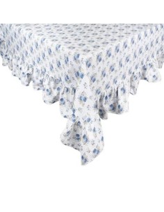 Tovaglia in cotone con balza Nuvole di Stoffa LEG70941