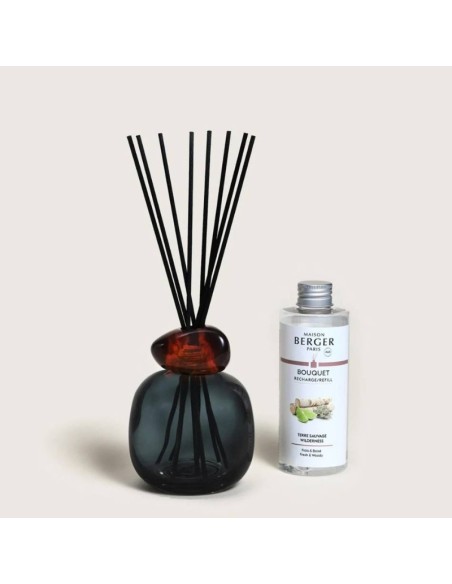 Maison Berger profumatori ambiente bastoncini Mineral Noir Wilderness