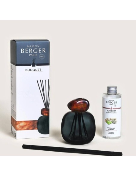 Maison Berger profumatori ambiente bastoncini Mineral Noir Wilderness 7833