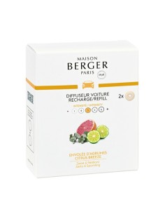 Maison Berger Ricarica diffusore auto 2pz Citrus Breeze 6580