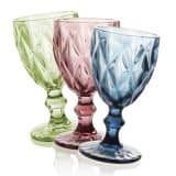 Set da 6 Calici di Vino 3 Colori 26cl 665684