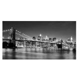 quadro new york ponte di brooklyn e skyline newyorkese