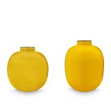 Vaso fiori Metallo giallo collezione home deco