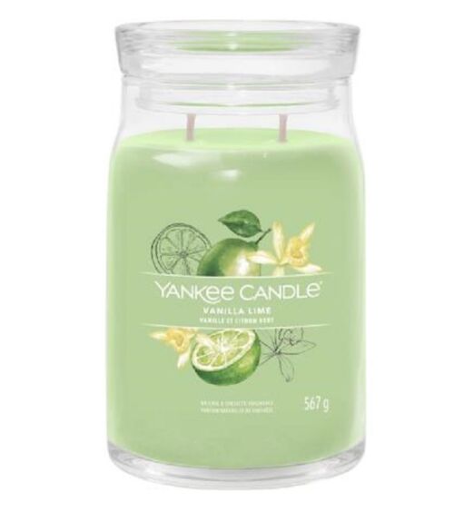 Yankee Candle Vanilla Lime candele giara in vetro 1630694E