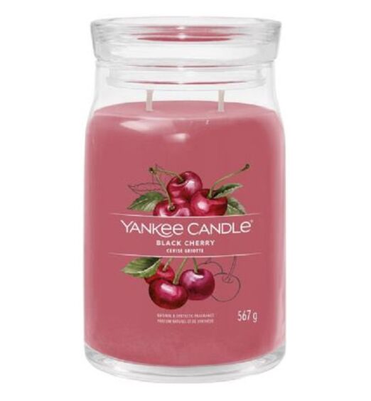 Yankee Candles giara in vetro Black Cherry 1701380E