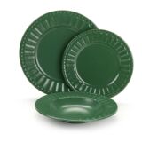 Set piatti moderni S18 verde bosco Nuvole di stoffa ZIS2316161