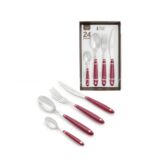 Set posate S24 Nuvole di stoffa Demetra rosso EME230501