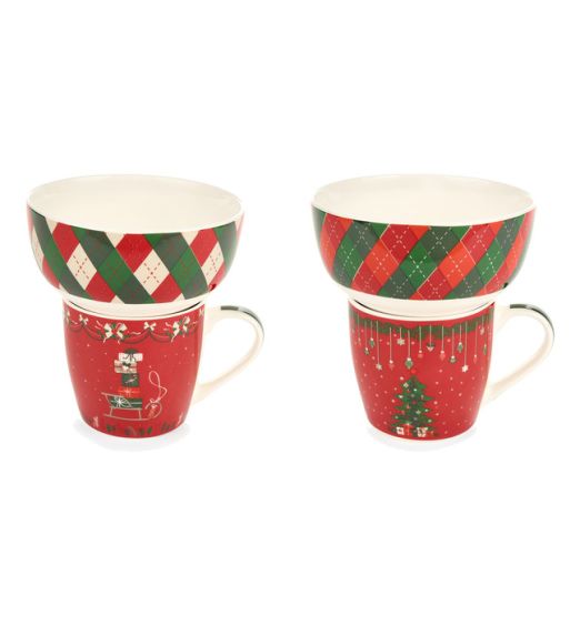 Assortimento Mug e Tazza natalizia Nuvole di Stoffa BGQ241202