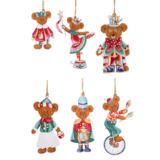 Assortimento decorazioni natalizie Nuvole di Stoffa Bear-FNH240804