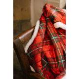 Plaid Natalizio tartan Nuvole di Stoffa MD240901-1