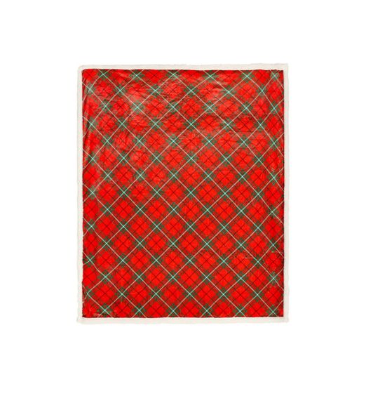 Plaid Natalizio tartan Nuvole di Stoffa MD240901