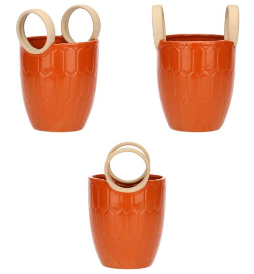 Rituali Domestici Cachepot arancio Lachelly H230400004