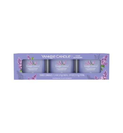 Confezioni regalo Set 3 Candele profumate Lilac Blossoms