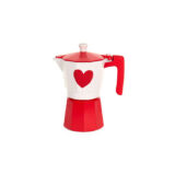 Nuvole di Stoffa moka caffe cuore rosso-ZTK240905