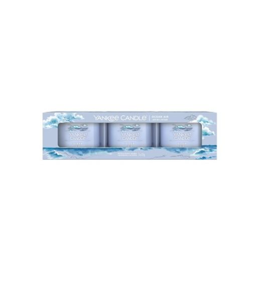 Set regalo 3 Candele Yankee Candle Ocean Air 1632044E