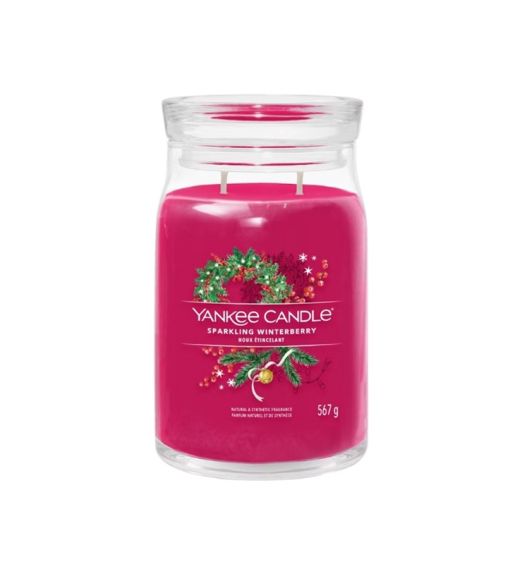 Yankee Candle Candele giara Signature Sparkling Winterberry 1743373E